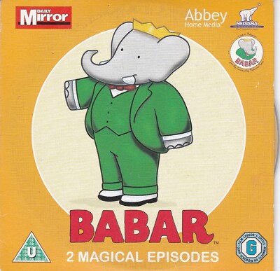 BABAR   2 Magical Episodes ( DAILY MIRROR Newspaper DVD )