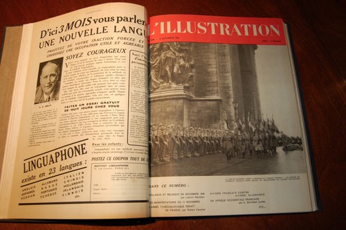 WW II - French weekly L'Illustration - 4 bound vols - August '39 - April '40 - Picture 2 of 12
