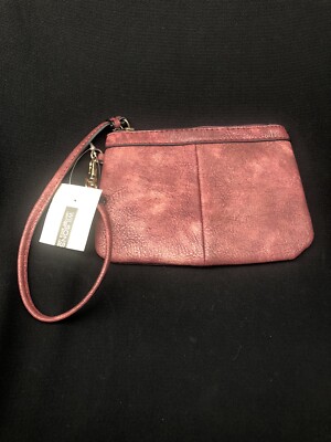 Wilsons Leather Mini Wristlet Coin Purse Small Wallet New with