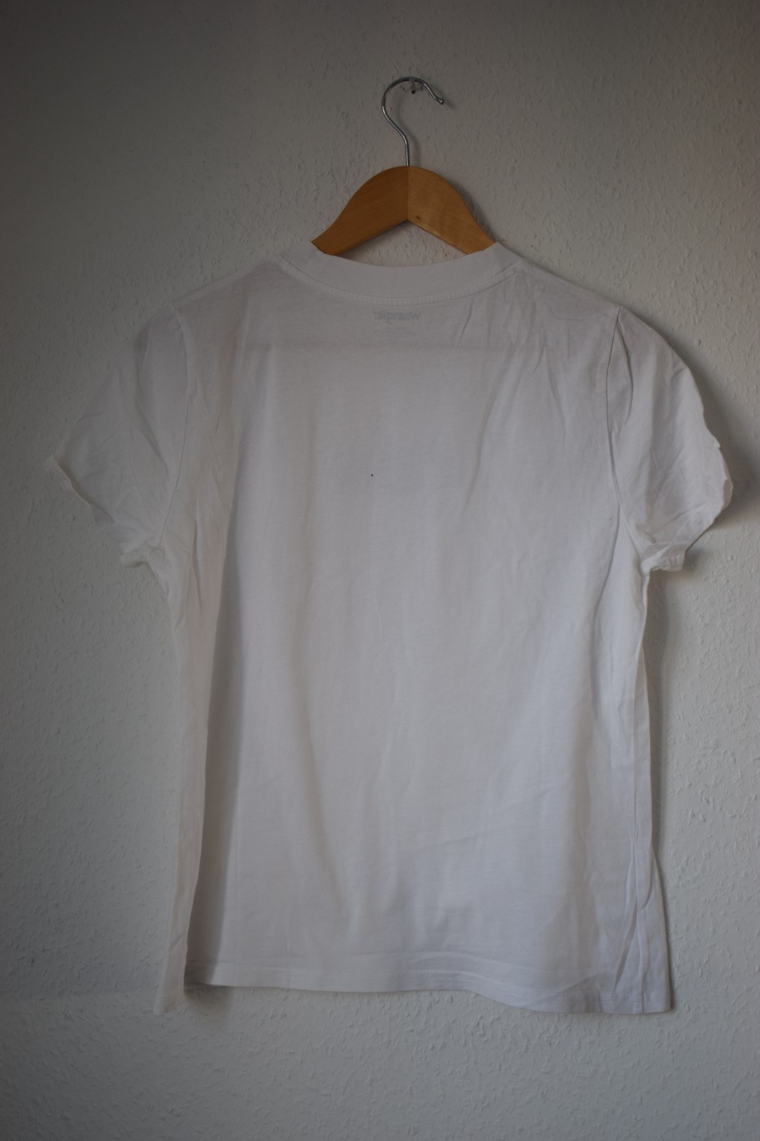 Wrangler Organic Cotton White Box Logo T-Shirt - Size S image 4