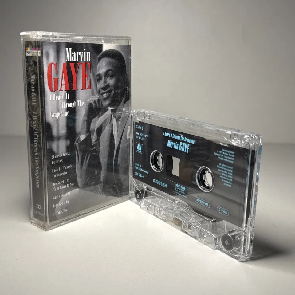 MARVIN GAYE - I HEARD IT THROUGH THE GRAPEVINE ALBUM CASSETTE TAPE - Image 3 of 4