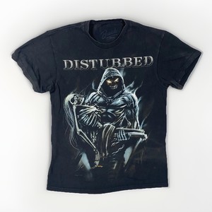 Maglietta Ufficiale Disturbed Lost Souls - Nuova, Nera, Unisex, Cotone, Stampa Grafica - Foto 4