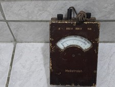 Historisches Messgerät Rarität Antik  für Strom und Spanungsmeßungen "MESTROCH"