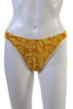 LSPACE Womens Monica Classic Bikini Bottoms - Golden Hour Blooms Size L