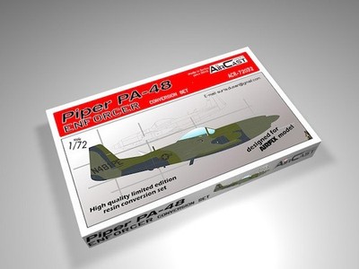 Aircast 1/72 Resin Model Kit ACR72032 Piper PA48 Enforcer Conversion Airfix P-51