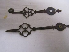 b1...ancienne paire d aiguille pour d horloge comtoise
