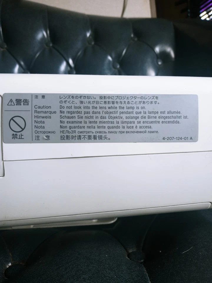 Sony VPL-EX100 LCD Projector White With Mount - Image 4 of 4