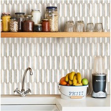 OYAISIMI 20 Sheets Seamless Peel and Stick Backsplash Tile for Kitchen,White ...