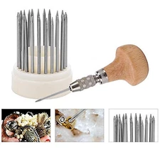 23 Pieces Jewelry Engraving Tools, Engraver Pen, Metal Beading Tools Set, Stone