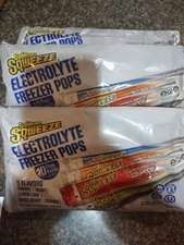 Sqwincher Sqweeze Electrolyte Freezer Pops, Variety Pack, 3 bags of 10