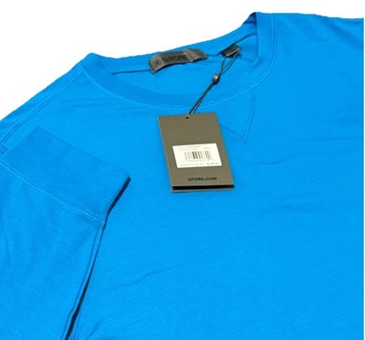 NWT G/Fore Luxe Crewneck Mid layer LongSleeve Mens Large Blue Golf