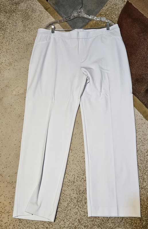 Susan Graver Knit Pants XL NWOT Pull On 28 in inseam Stretch