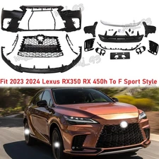 Front Bumper Conversion kit Fits 2023 2024 Lexus RX350 RX 450h F Sport Style