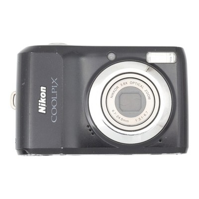 Nikon Coolpix L20 Kompaktkamera Digitalkamera Kamera schwarz