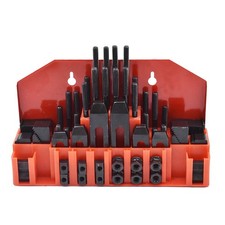 58 Pcs 7/16" T-Slot Clamping Kit For Bridgeport Mill Set Up Set 3/8-16Pro-Series