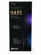 VIBE Twist Bass Wireless Speaker - LED RGB Portable Bluetooth Multi Color Lights