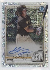 2020 Bowman Chrome Prospects Speckle Refractor /299 Grant Little Auto 0hw6