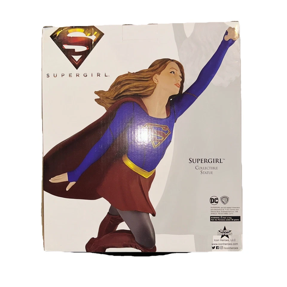 Estatua coleccionable Icon Heroes DC Comics Supergirl (edición limitada) de 2000) (NISB) Foto 3 de 4