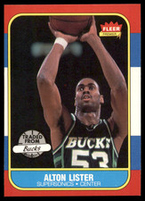 1986-87 Fleer #64 Alton Lister - Seattle Supersonics NBA Basketball