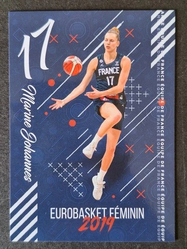 Marine Johannes #17 Euro 2019 Basketball Team France Slam Deck Card