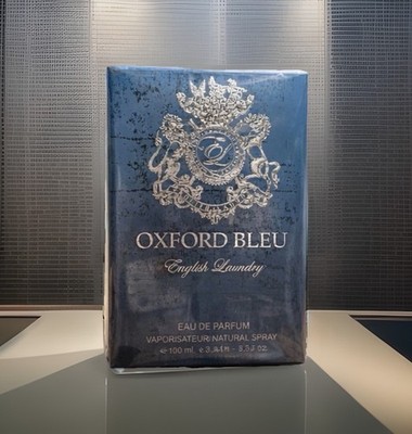 ENGLISH LAUNDRY OXFORD BLEU Blue Cologne Spray 3.4 oz  (not testers) NEW  