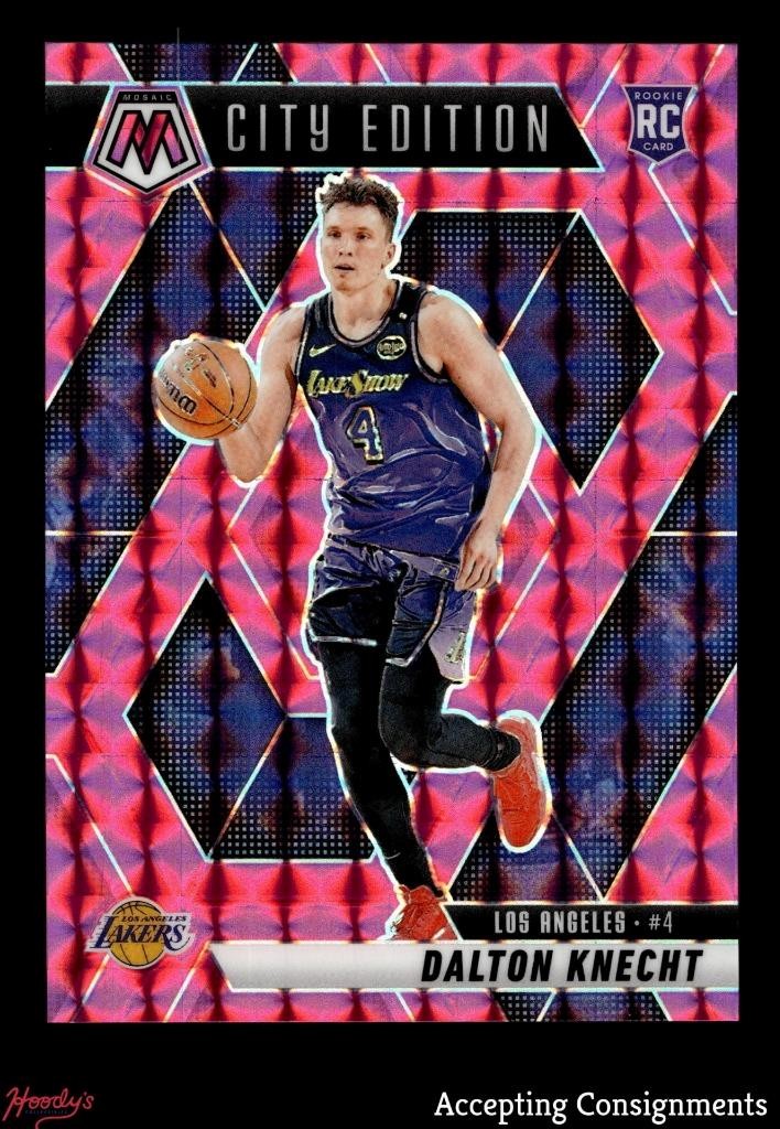 2024-25 Panini Mosaic Mosaic Pink City Edition #271 Dalton Knecht RC Rookie /175