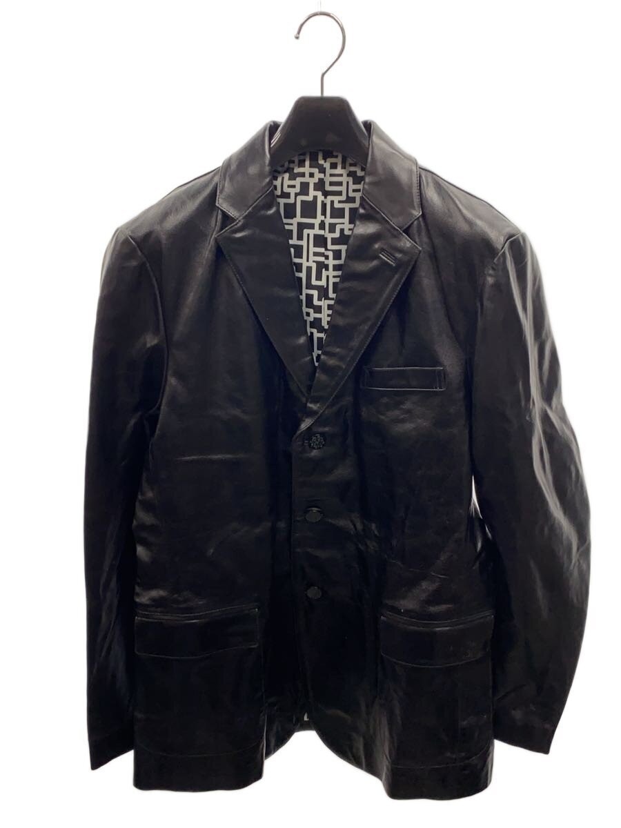 Beams Hotei Tomoyasu /Leather Jacket Blouson/L/Cowhide/Blk// 3411