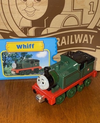 WHIFF ! THOMAS FRIENDS TRAIN !  TAKE  ALONG N PLAY DIECAST 2007 GLASSES ! CARD !