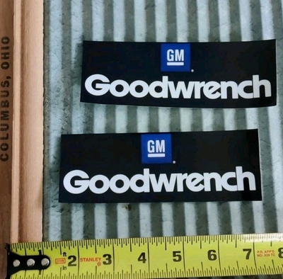 #ad 2 Toolbox 6quot; GM Goodwrench Racing decals. NASCAR NHRA stickers. $10.00