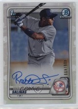 2020 Bowman Chrome Prospect Refractor 406/499 Raimfer Salinas #CPA-RS Auto 0l44