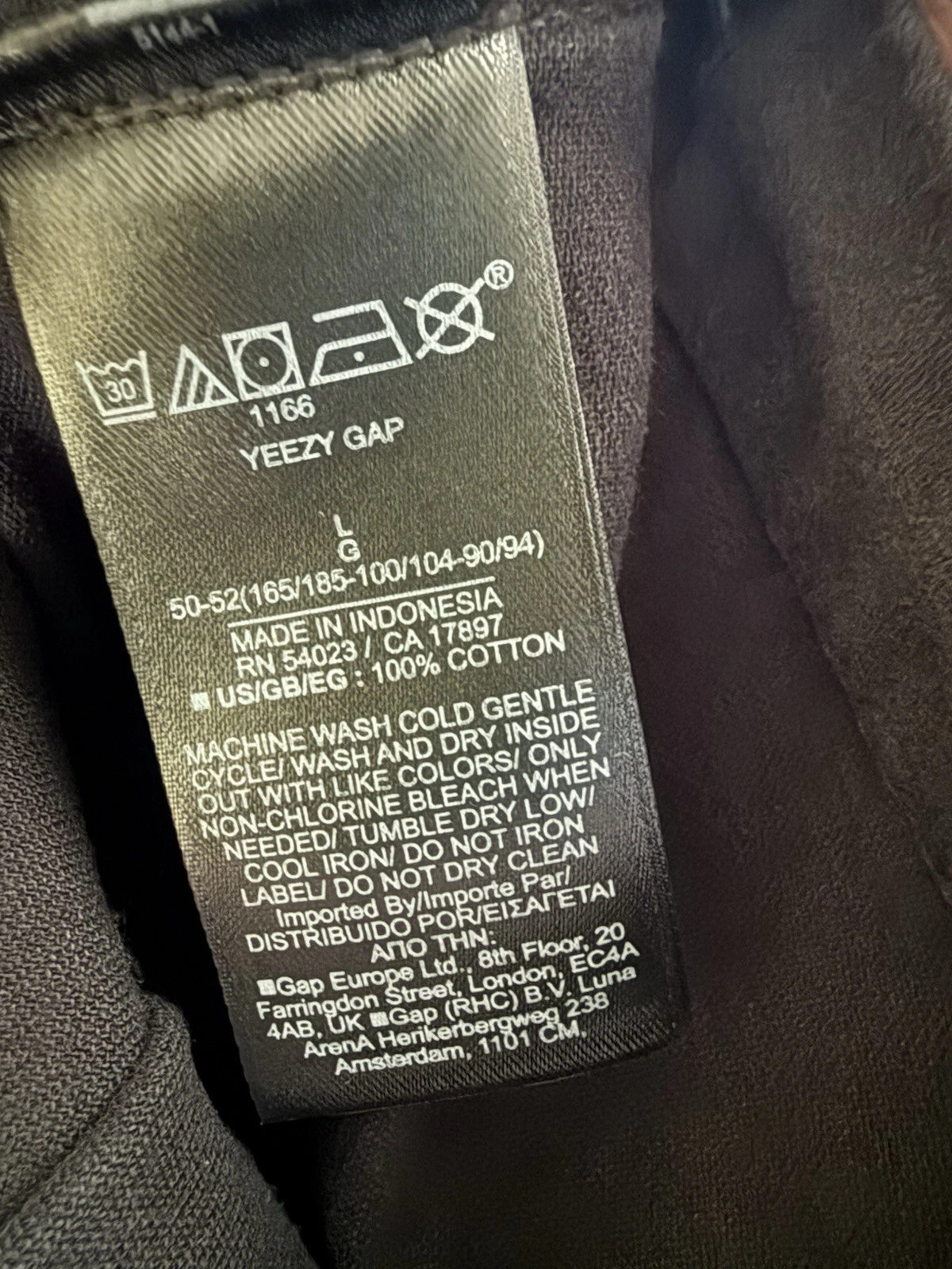 Yeezy Gap Sateen Anorak Oversize Size L NIB image 5