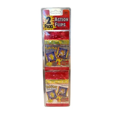 Vintage 1999 Pokémon Action Flipz 2 Pack Blister Sealed ArtBox