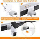 WYZE Solar Cam Pan, Rust-Proof Metal Outdoor Mounting Bracket for Wyze Security