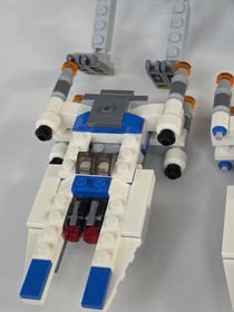 LEGO Star Wars Microfighters Ship Lot No Minifigures U-Wing Millennium Falcon