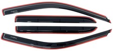 Window Rain Guards  Vent Deflectors, in-Channel Fits for 2009-2018 Dodge Ram...