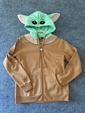 Star Wars Grogu Hooded Long Sleeve Youth Jacket LG