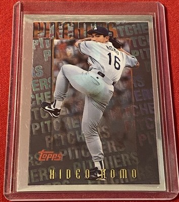 Hideo Nomo 1996 Topps Finest Mystery Pitchers Refractor #M1 (NM)