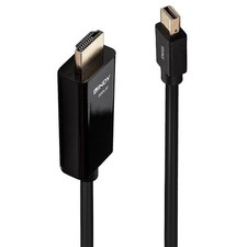 Lindy 36926 1m Mini DisplayPort to HDMI Cable – 4K UHD 10.2G Black