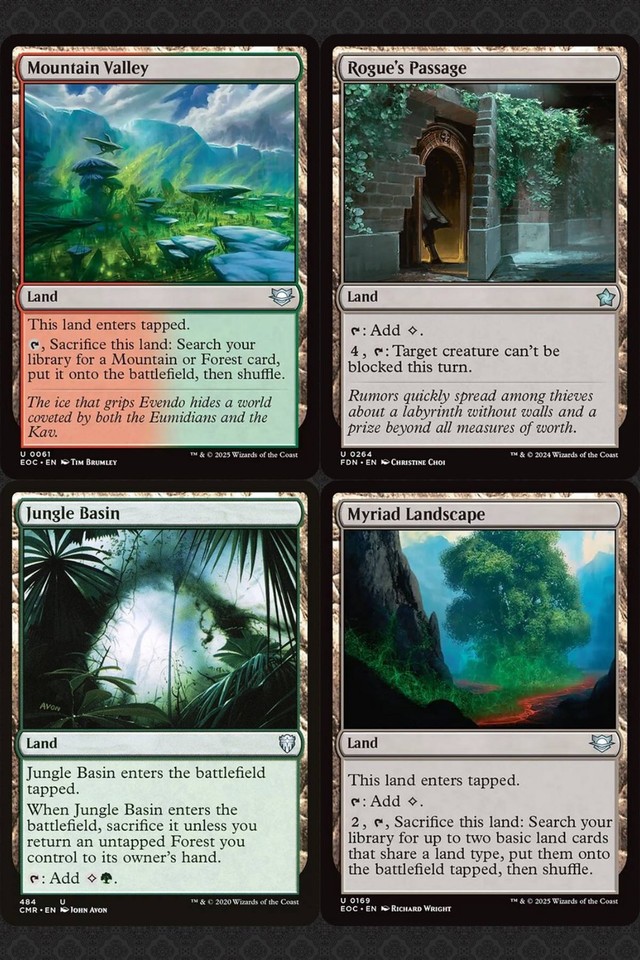 Tifa Lockhart Commander Deck Landfall Ramp MTG Magic EDH Ready-to-Play ...