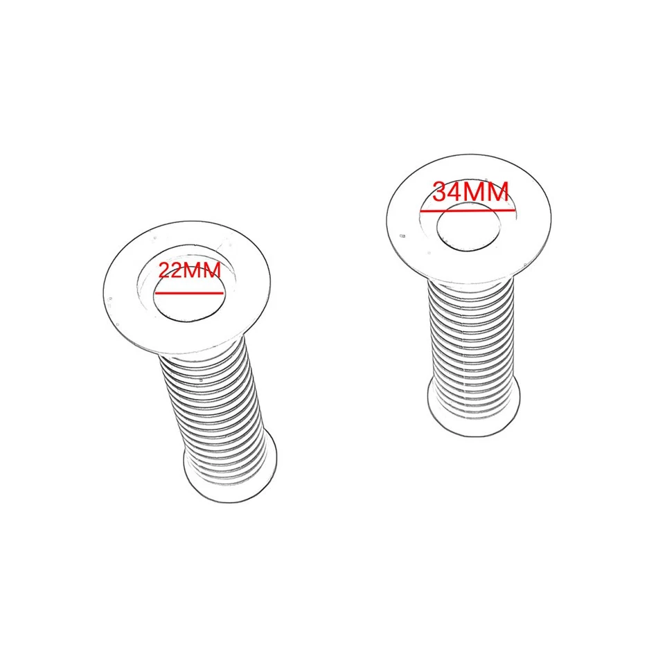 Manillar de goma negro de 7/8 pulgadas para BMW R1100 F650 R1150 F650 Foto 2 de 4