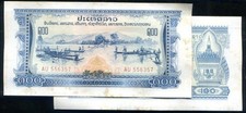 LAOS  P23 , 100-KIP 1968    ND   AU  about uncirculate