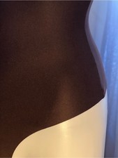 SKIMS Cocoa Unlined Plunge Thong Bodysuit Size Small NWOT