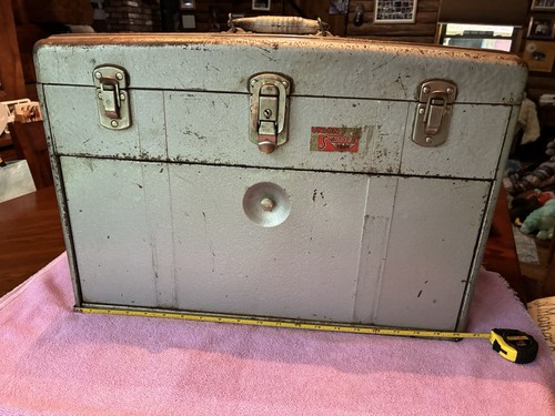 Union Super Steel MT-7 Machinist Chest 7 Drawer Lock & Key w/ Handle Gray