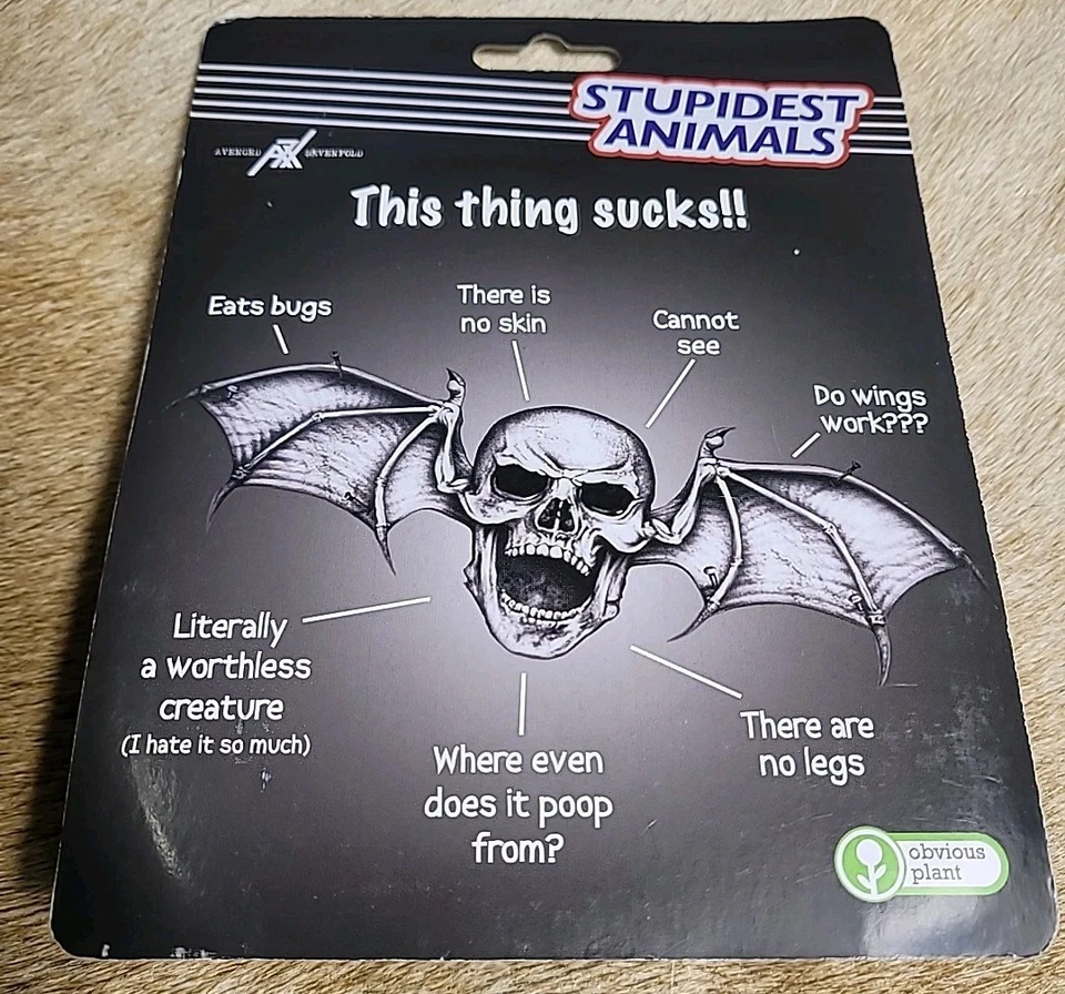 Avenged Sevenfold VIP Merch Coleccionable A7X Figura de Murciélago de la Muerte Nueva  Foto 2 de 3