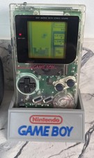 Original Clear play it loud Nintendo GameBoy DMG-01 Cleaned & Serviced excellent