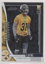 2019 Panini Absolute Rookie Justin Layne #184 01c9
