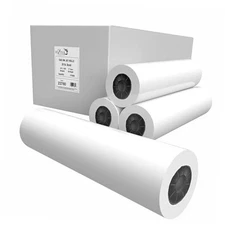 Wide Format Paper 24 x 150 CAD Bond Rolls 2" Core 20lb, Case | 4 Rolls 