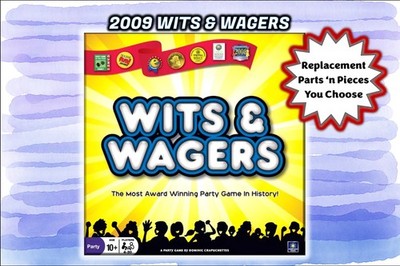 WITS & WAGERS BOARD GAME (Yellow Box) Replacement Parts/Pieces ~ YOU CHOOSE