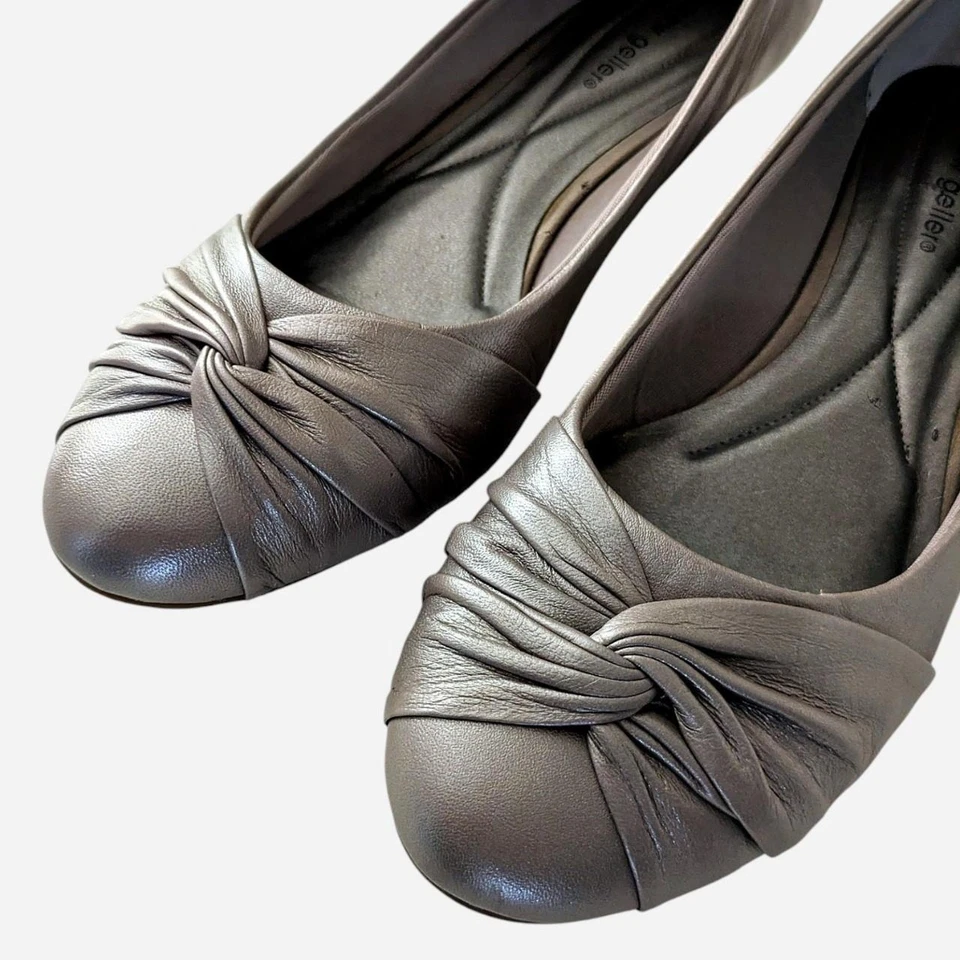 Zapatos de ballet de cuero vintage Foto 3 de 4