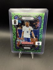 2026 Panini FIFA Monopoly Prizm World Cup Kylian Mbappe #7 France Green Wave 